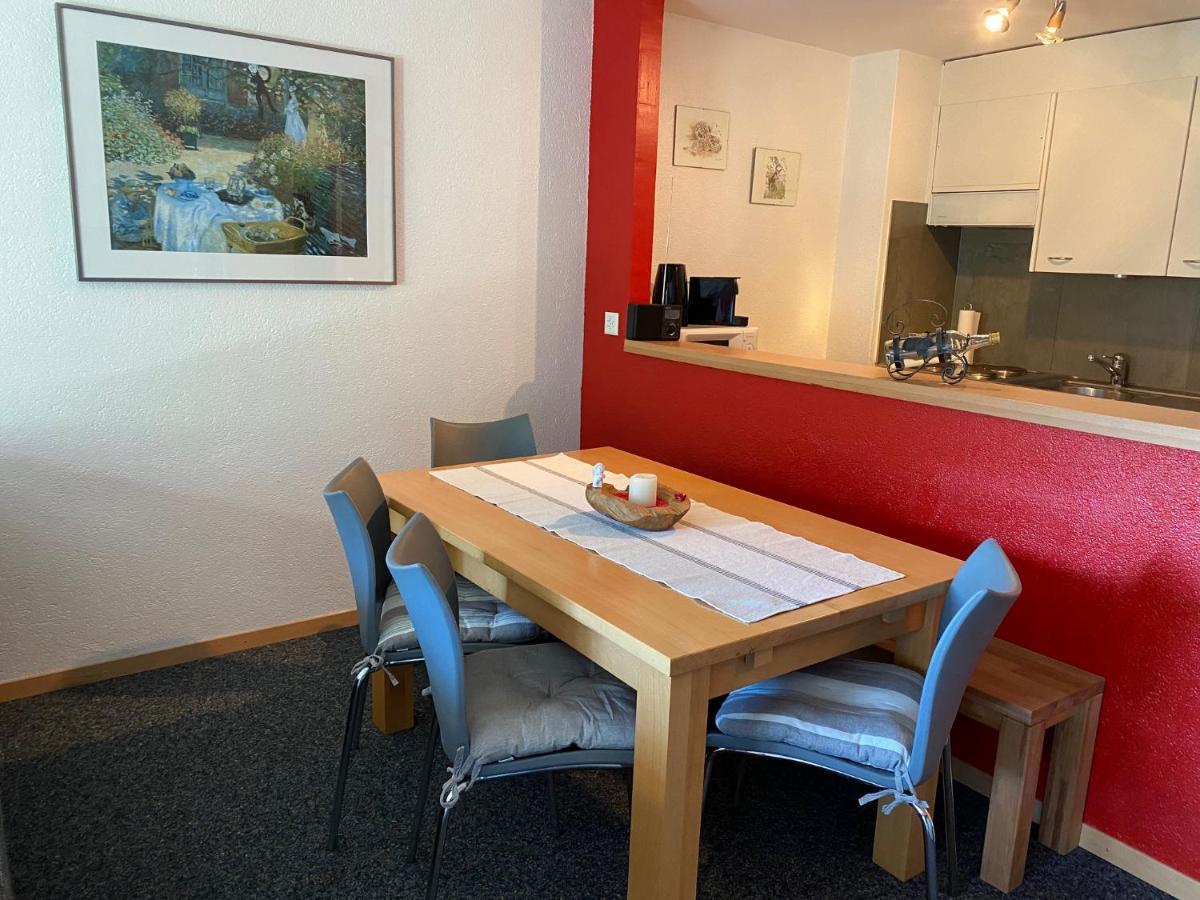 2,5 Pces Accueillant Comme A La Maison Leukerbad Bagian luar foto